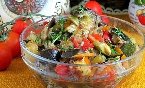 Салат из баклажанов на зиму рецепты