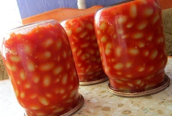 Фасоль в томатном соке на зиму