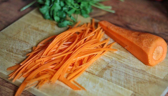 Морковь по корейски без специальной терки