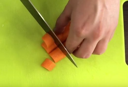 Красивая нарезка моркови