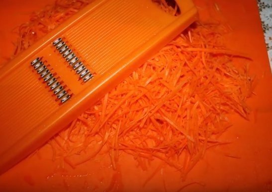 Шинковка-терка для корейской моркови металл